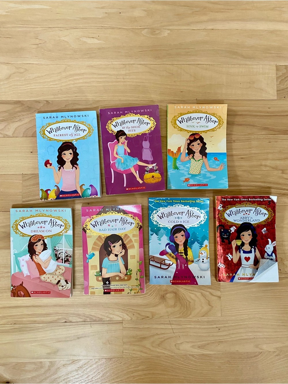 Whatever After Books Series Lot of 7 Books Used Books 1-6 & Special Edition Book